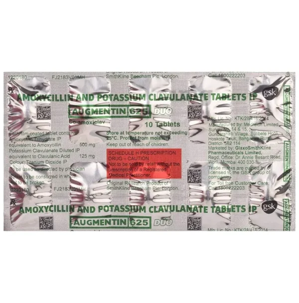 AUGMENTIN 625DUO